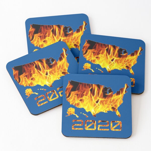 Item preview, USA United States on Fire 2020 designed and sold by CharJens.