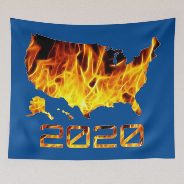 Item preview, USA United States on Fire 2020 designed and sold by CharJens.