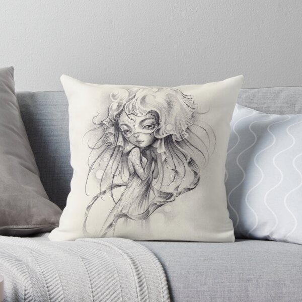 méduse Throw Pillow