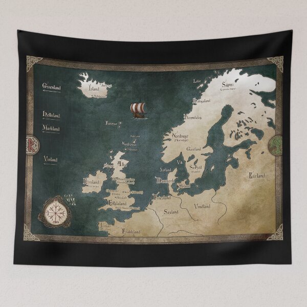 Item preview, Map from the Sagas of the Gray Seas designed and sold by Noirdabsinthe.