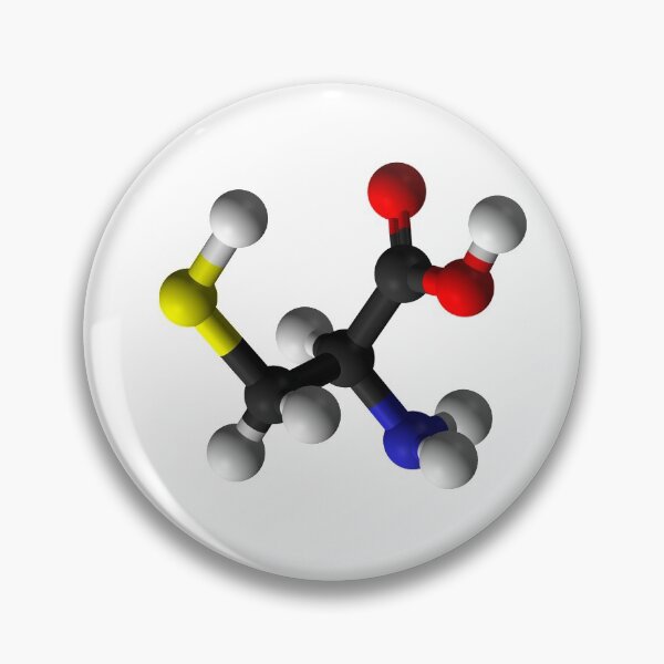 Item preview, Cysteine 3-D balls Chemical Formula designed and sold by MagicBoutique.