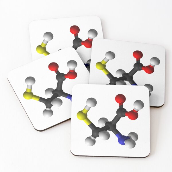 Item preview, Cysteine 3-D balls Chemical Formula designed and sold by MagicBoutique.
