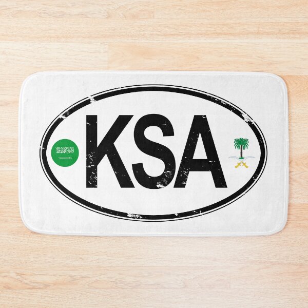 Item preview, Saudi Arabia Oval Country Code Decal designed and sold by rogue-design.