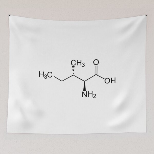 Item preview, Isoleucine Structure Chemical Formula designed and sold by MagicBoutique.