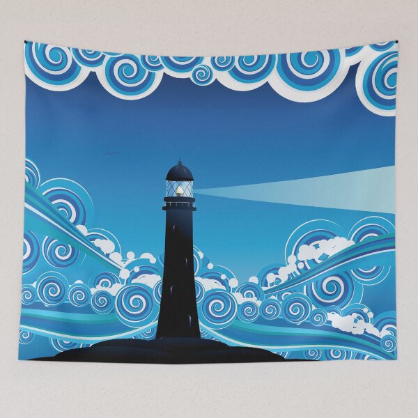 Item preview, Lighthouse in the Sea 4 designed and sold by AnnArtshock.