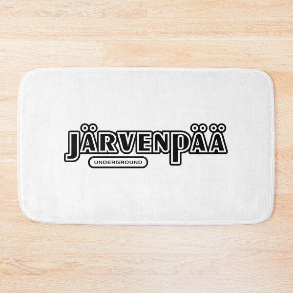 Item preview, Järvenpää Underground (musta teksti) designed and sold by futurytmi.
