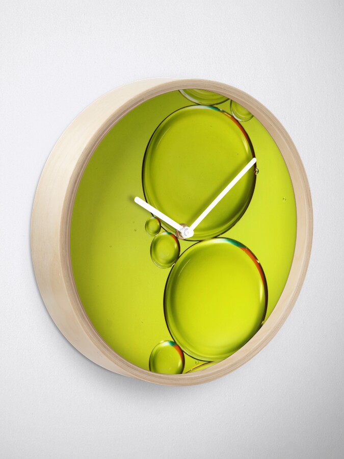 Alternate view of Simply Lime II Clock