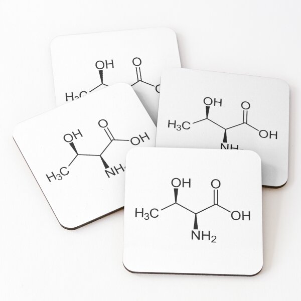 Item preview, Threonine Structure Chemical Formula designed and sold by MagicBoutique.