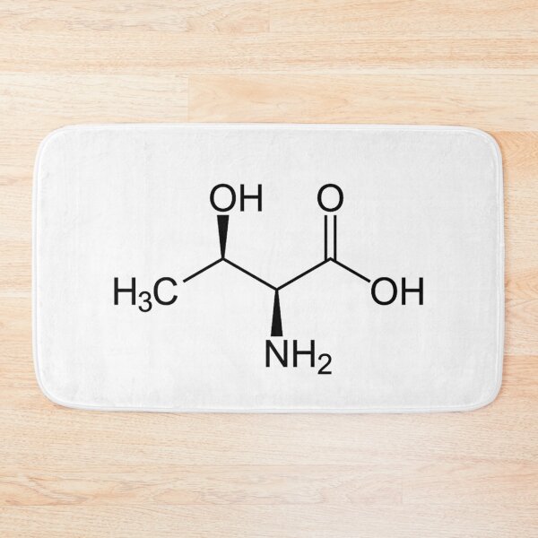 Item preview, Threonine Structure Chemical Formula designed and sold by MagicBoutique.