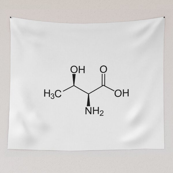 Item preview, Threonine Structure Chemical Formula designed and sold by MagicBoutique.