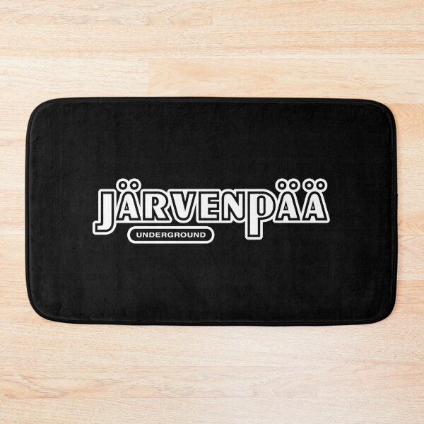 Item preview, Järvenpää Underground (valkoinen teksti) designed and sold by futurytmi.