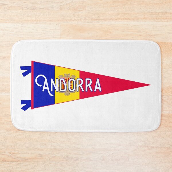 Item preview, Andorra Flag Pennant designed and sold by Decal Mania.