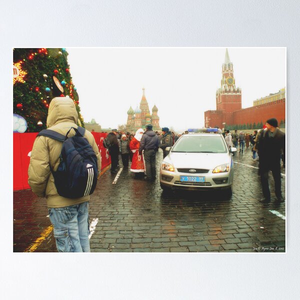 Item preview, Santa Imposter Busted in Red Square designed and sold by Jon Ayres.