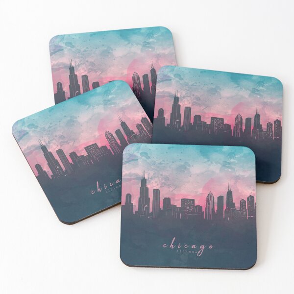 Artikelvorschau, Chicago Skyline entworfen und verkauft von BekimART2.