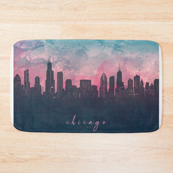 Item preview, chicago skyline designed and sold by BekimART2.