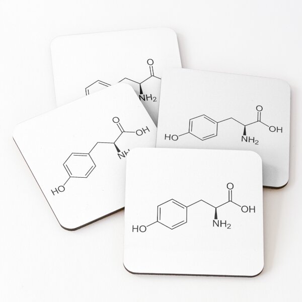 Item preview, Tyrosine Structure Chemical Formula designed and sold by MagicBoutique.