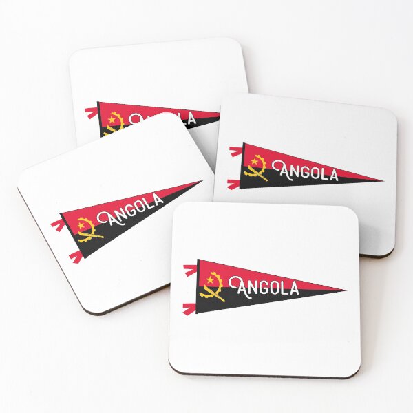 Item preview, Angola Flag Pennant designed and sold by Decal Mania.