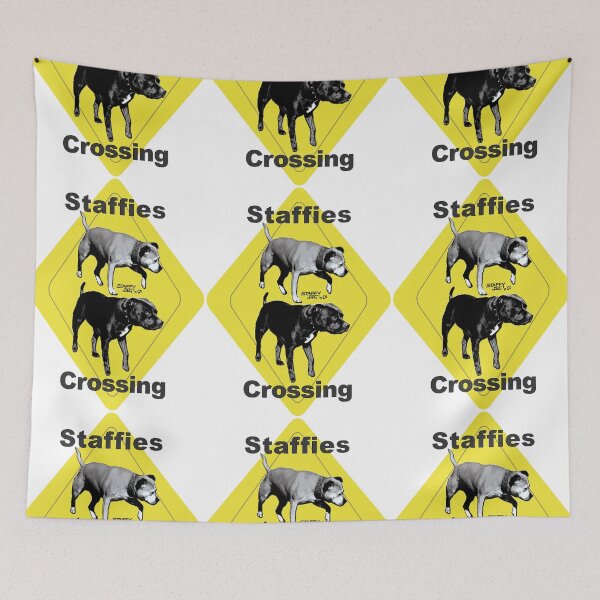 Item preview, Staffies Crossing designed and sold by StaffyDognCo.