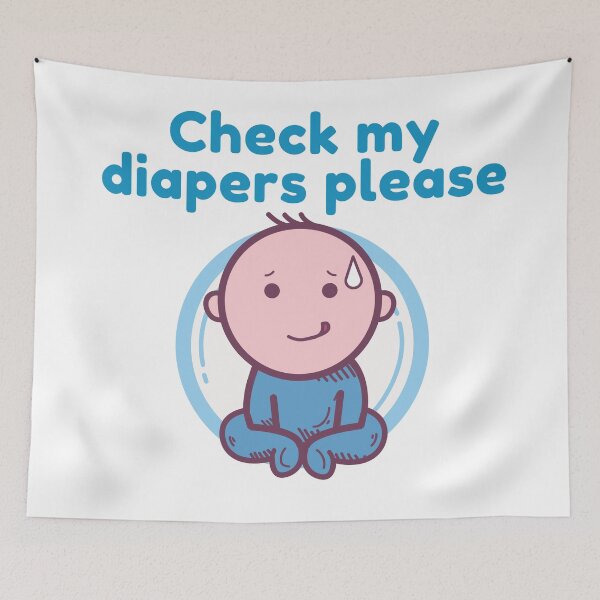 Item preview, Check my diapers please designed and sold by javes93.