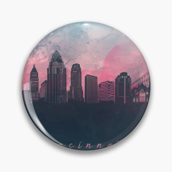 Item preview, cincinnati skyline designed and sold by BekimART2.