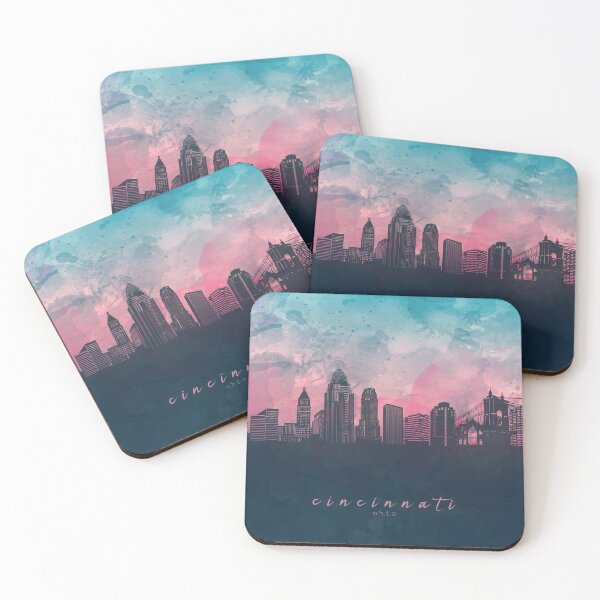 Artikelvorschau, Cincinnati Skyline entworfen und verkauft von BekimART2.