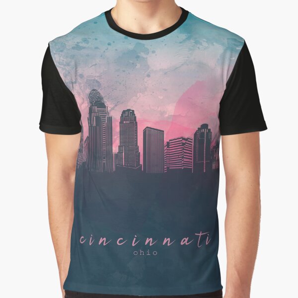 Artikel-Vorschau von Cincinnati Skyline, designt und verkauft von BekimART2.