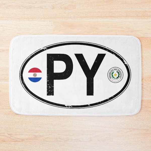 Item preview, Paraguay Oval Country Code Decal designed and sold by rogue-design.