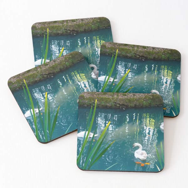 Item preview, Beautiful swans in the lake designed and sold by Fluffy-Des.
