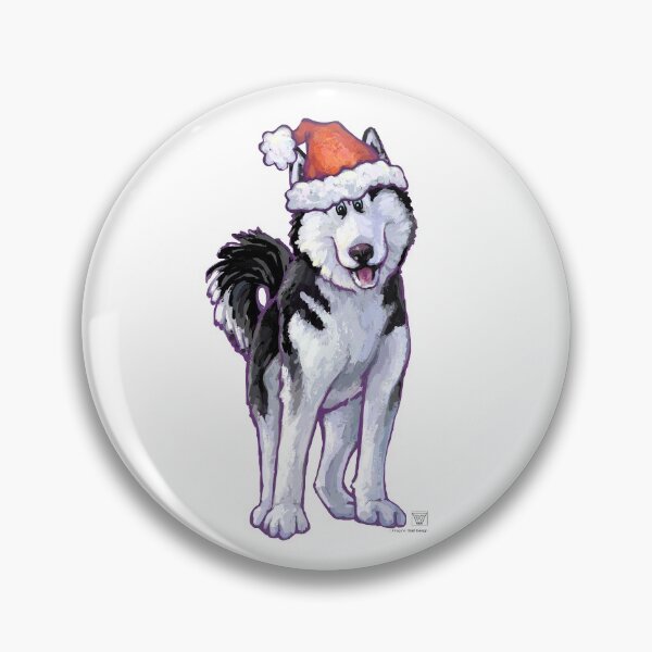 Item preview, Husky Christmas designed and sold by ImagineThatNYC.