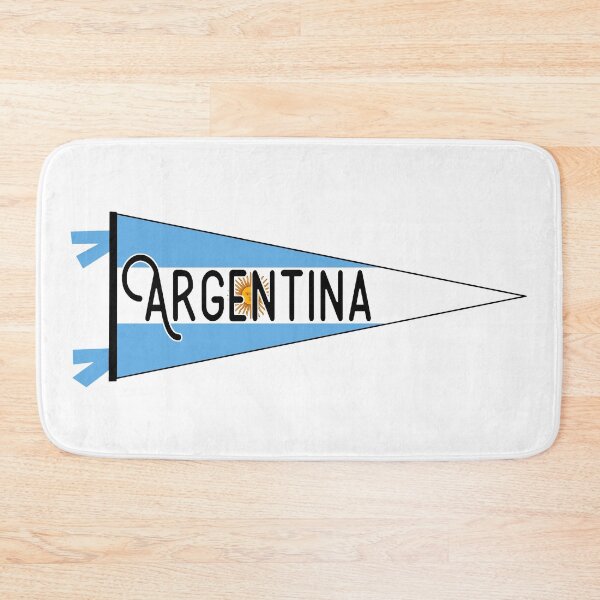 Artikelvorschau, Argentinien Flagge Wimpel entworfen und verkauft von Decal Mania.