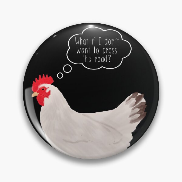 Item preview, Contemplative Chicken designed and sold by Amy Hadden.