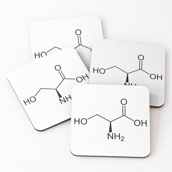 Item preview, Serine Structure Chemical Formula designed and sold by MagicBoutique.