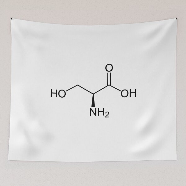 Item preview, Serine Structure Chemical Formula designed and sold by MagicBoutique.