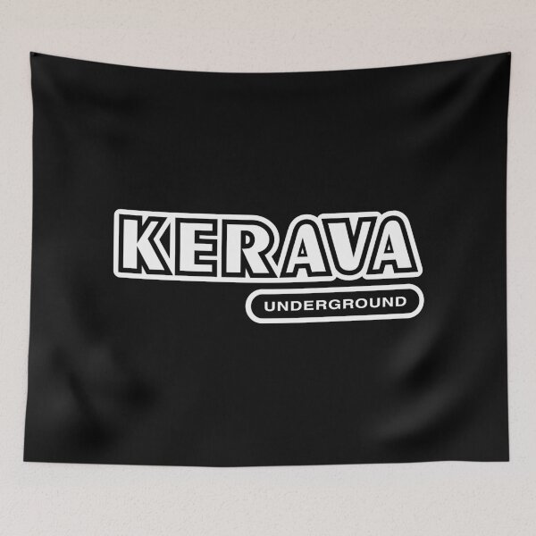 Item preview, Kerava Underground (valkoinen teksti) designed and sold by futurytmi.