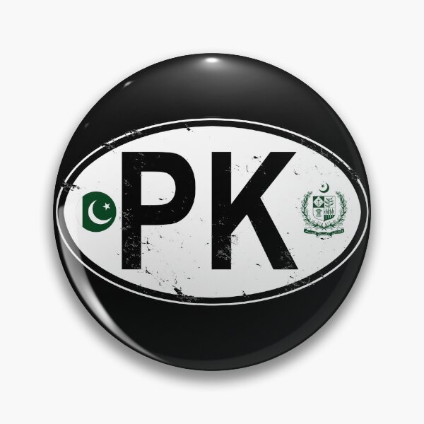 Item preview, Pakistan Oval Country Code Decal designed and sold by rogue-design.
