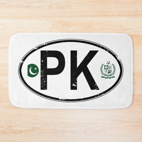 Item preview, Pakistan Oval Country Code Decal designed and sold by rogue-design.