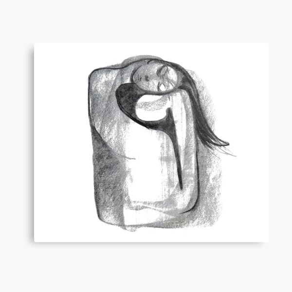 Motherhood, mother and baby Metal Print
