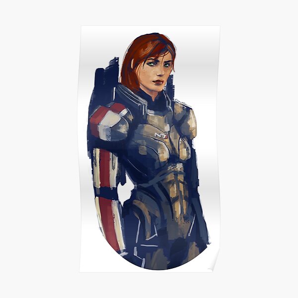 Femshep from Mass Effect Poster