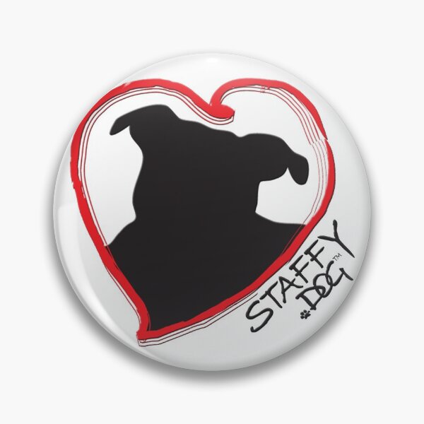 Item preview, Staffy Dog in my Heart designed and sold by StaffyDognCo.