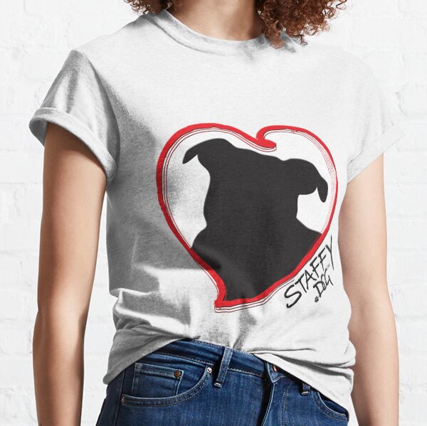 Item preview, Staffy Dog in my Heart designed and sold by StaffyDognCo.