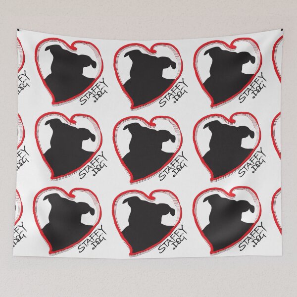 Item preview, Staffy Dog in my Heart designed and sold by StaffyDognCo.
