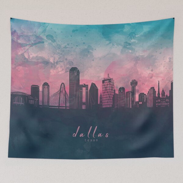 Item preview, dallas skyline designed and sold by BekimART2.