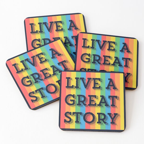 Item preview, Live A Great Story - Rainbow Shades designed and sold by madtoyman.