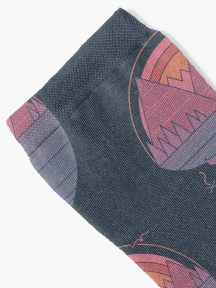 Alternate view of The Mountains Are Calling Socks