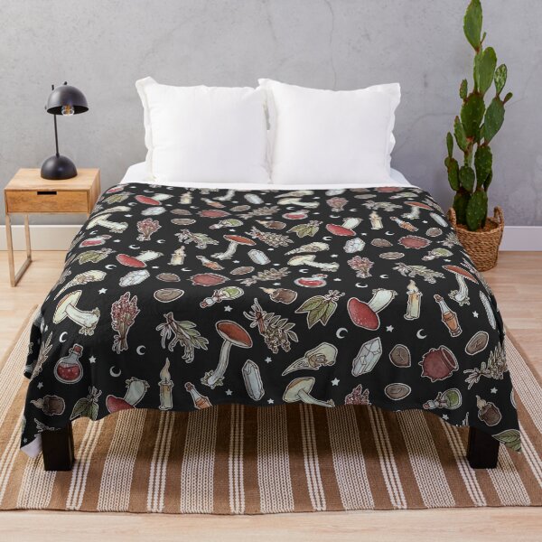 Vista previa del artículo con la obra «Witchy Pattern Dark», diseñado y vendido por MSandzewicz.