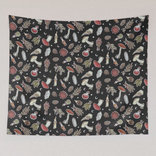 Item preview, Witchy Pattern Dark designed and sold by MSandzewicz.