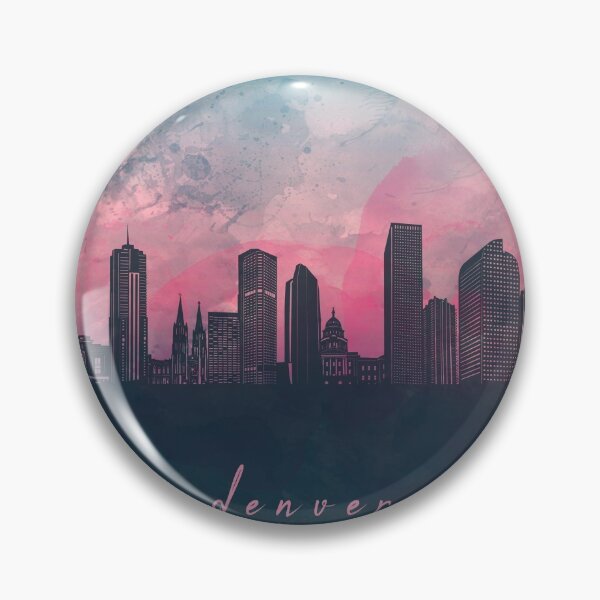 Item preview, denver skyline designed and sold by BekimART2.
