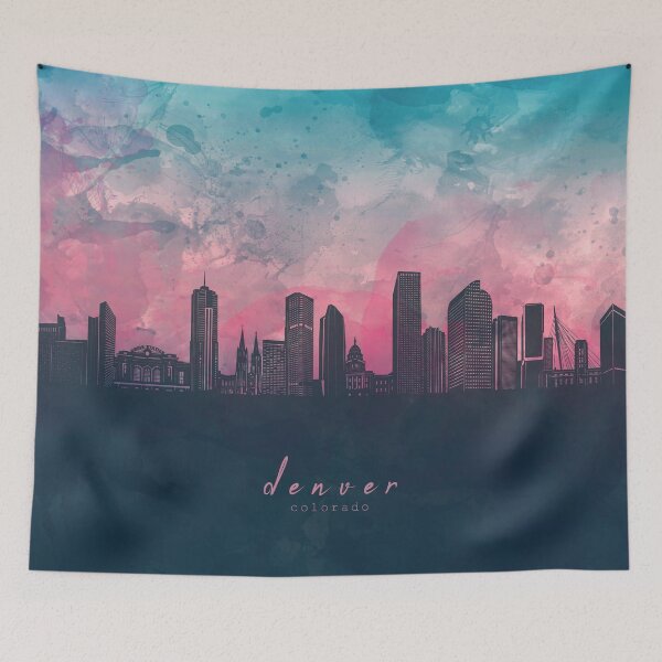 Item preview, denver skyline designed and sold by BekimART2.