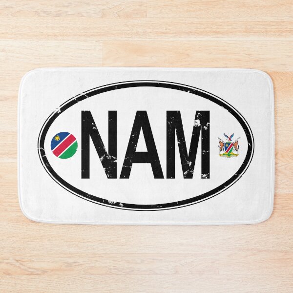 Item preview, Namibia Oval Country Code Decal designed and sold by rogue-design.