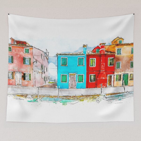 Item preview, Burano, Italia designed and sold by AM FineArtPrints.